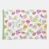 Teeköpfe und Jungs weiß Geschirrtuch (Horizontal)