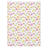 Teeköpfe und Jungs weiß Tischdecke (Vorderseite)