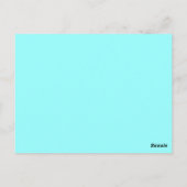 Teekopfkarte Postkarte (Rückseite)