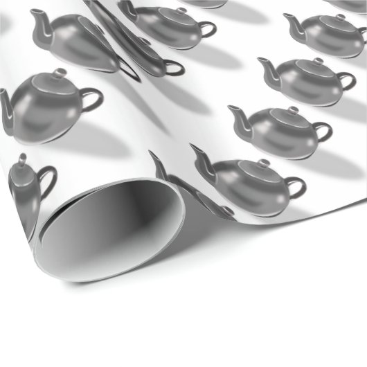 Teekopfpapier Geschenkpapier (Rolleneckpunkt)