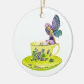 Teeküche, Blume Fairy, Mehlspeisen, Müsli, Keramik Ornament (Links)