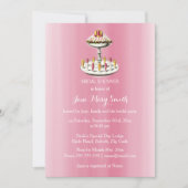 Teekuchen, altmodisch einladung (Vorderseite)