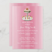 Teekuchen, altmodisch einladung (Vorne/Hinten)