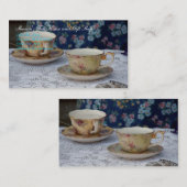 Teekuchen Visitenkarte (Vorne/Hinten)
