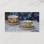 Teekuchen Visitenkarte (Rückseite)