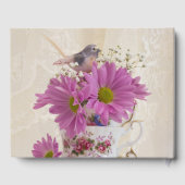 Teekuppen und Milchsorten Gästebuch (Rückseite)