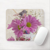 Teekuppen und Milchsorten Mousepad (Mit Mouse)