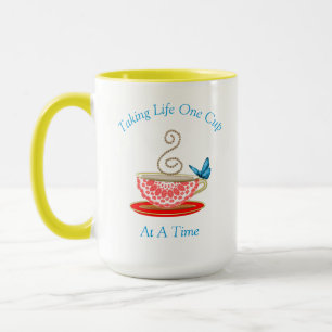 Teeliebhaber süß personalisiert tasse