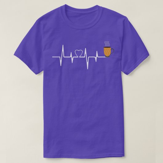 Teeliebhaber von Heartbeat Liebhaber des Coolen Te T-Shirt (Design vorne)