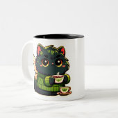 Teeliebhaber Zweifarbige Tasse (Vorderseite Links)