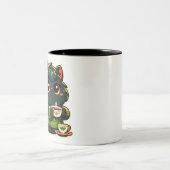 Teeliebhaber Zweifarbige Tasse (Mittel)