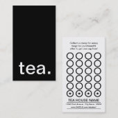 TeeLochkarte Treuekarte (Vorne/Hinten)