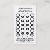 TeeLochkarte Treuekarte (Rückseite)