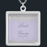 Teelöffel, Aquamarin blau - Brides Pendant Versilberte Kette<br><div class="desc">Vintage Weddings sind ein starker zeitgenössischer Trend, ebenso wie rustikale Hochzeiten mit Vintagen Elementen. Dieses Brautparty Anhänger passt zum Set der Tear Drop Lace Einladung und hat sowohl moderne als auch antike Elemente, um der modernen Braut gefallen. Ändern Sie die Namen für jedes Mitglied des Brautparty aus und machen Sie...</div>