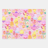 Teelöffel und Jungs rosa Geschenkpapier Set (Vorderseite 3)