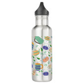 Teemuster Edelstahlflasche (Links)