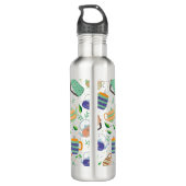 Teemuster Edelstahlflasche (Rückseite)