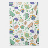 Teemuster Geschirrtuch (Vertikal)