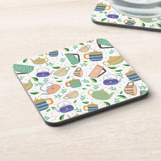 Teemuster Getränkeuntersetzer (Linke Seite)