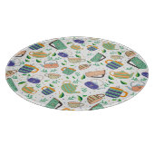 Teemuster Schneidebrett (Ecke)