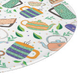 Teemuster Schneidebrett (Ecke)