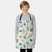 Teemuster Schürze (Getragen)