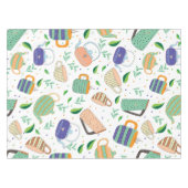 Teemuster Tischdecke (Vorderseite (Horizontal))