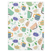 Teemuster Tischdecke (Vorderseite)