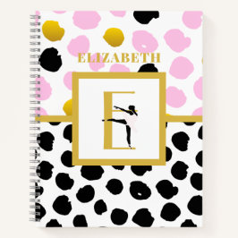Teen Ballerina Dance Steps Journal Log Platten Notizblock