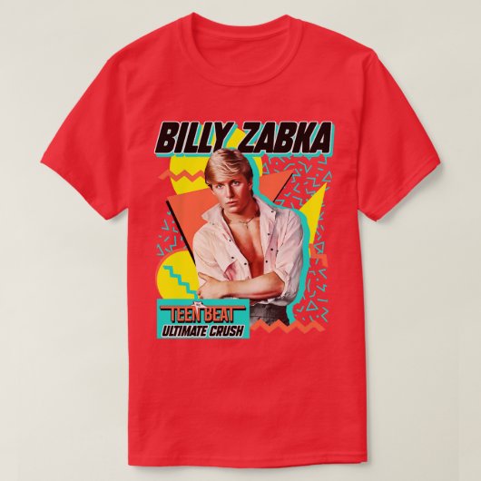TEEN BEAT Ultimate Crush Billy Zabka T-Shirt (Design vorne)