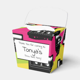 Teen Birthday 80er 90s Neon Favor Box Geschenkschachtel