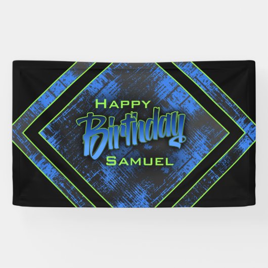 Teen Boy Birthday Banner (Horizontal)