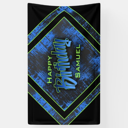 Teen Boy Birthday Banner (Vertikal)