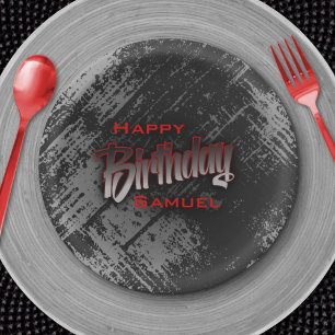 Teen Boy Birthday Pappteller