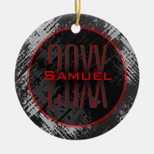 Teen Boy Keramik Ornament (Vorne)