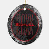 Teen Boy Keramik Ornament (Links)