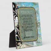 Teen Creed Fotoplatte (Seite)