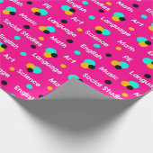 Teen Dream Cheerleader Pattern Geschenkpapier (Ecke)