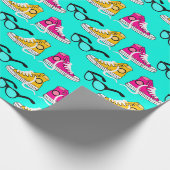 Teen Dream Cheerleader Pattern Geschenkpapier (Ecke)