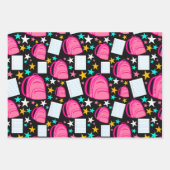 Teen Dream Cheerleader Pattern Geschenkpapier Set (Vorderseite 3)