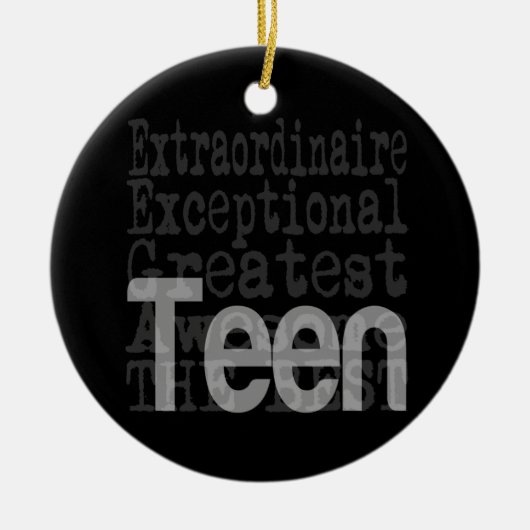 Teen Extraordinaire Keramikornament (Vorne)