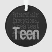 Teen Extraordinaire Ornament (Rückseite)