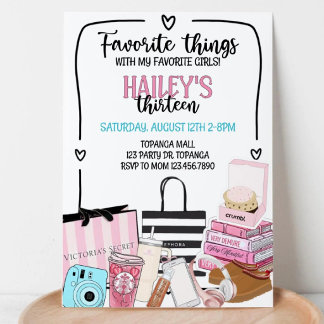Teen Girl Birthday Invitation: VSCO Theme, Any Age Einladung