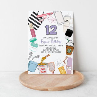 Teen Girl Birthday Invitation: VSCO Theme, Any Age Einladung