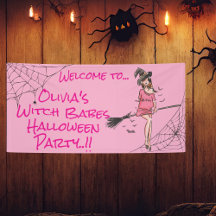 Teen Girl Hexe Babes Halloween-Party Banner
