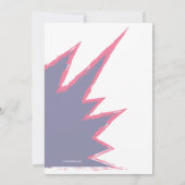 Teen Girl mit Skateboard Einladung (Rückseite)