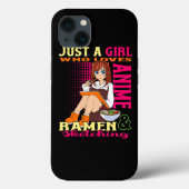 Teen Girl Trendy Niedlich Anime Ramen Bowl Lieben Case-Mate iPhone Hülle (Rückseite)
