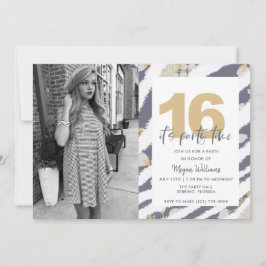 Teen Girls Foto 16. Geburtstagsparty Einladung