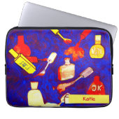 Teen Girls Nail Wellness-Center Laptopschutzhülle (Vorderseite)