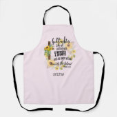 Teen-Godtochter-Geschenk - Personalisiertes Sprich Schürze (Vorderseite)